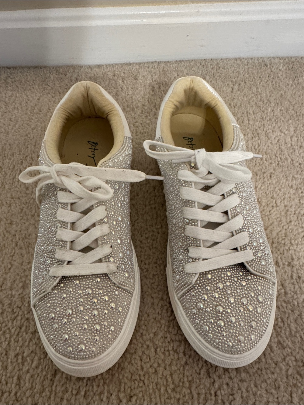 Betsey Johnson Sidny Ivory Sneakers